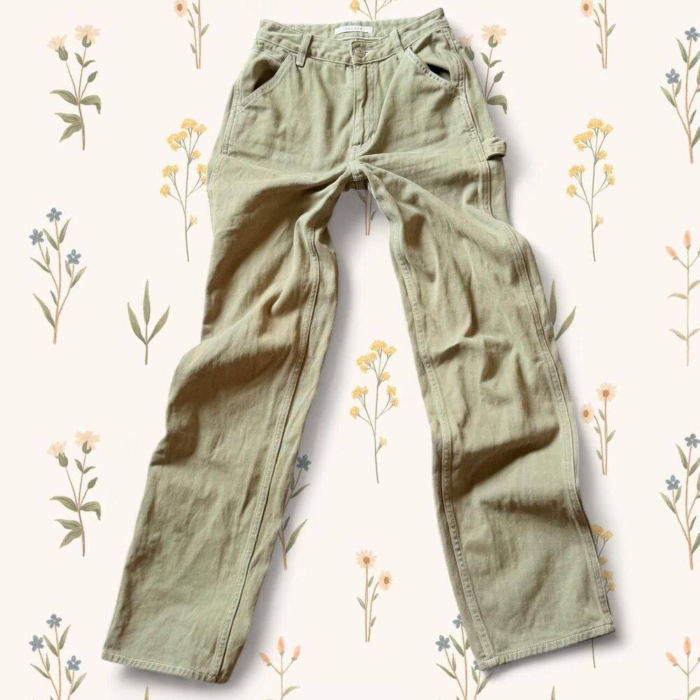 PacSun 90s Carpenter Pants Olive Green, size 25